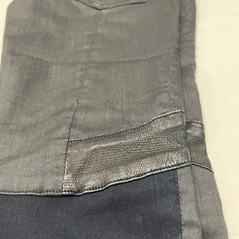 Rag & Bone jeans womens size 26 gray‎ blue lamb skin - Picture 12 of 16